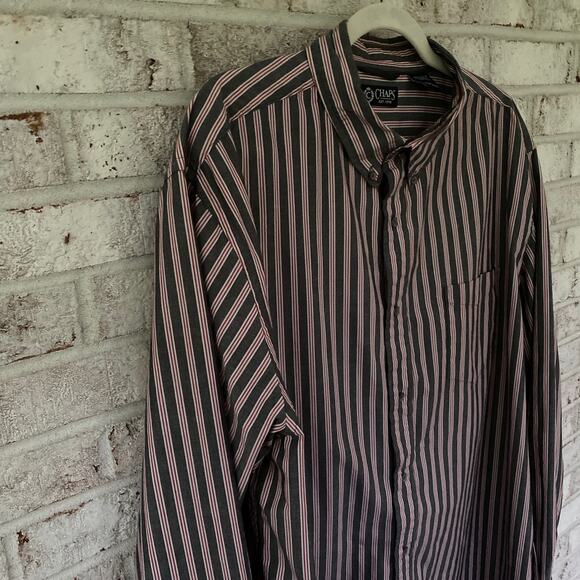 Chaps Men's Button Down Dress Shirt Size XXL - Picture 2 of 4